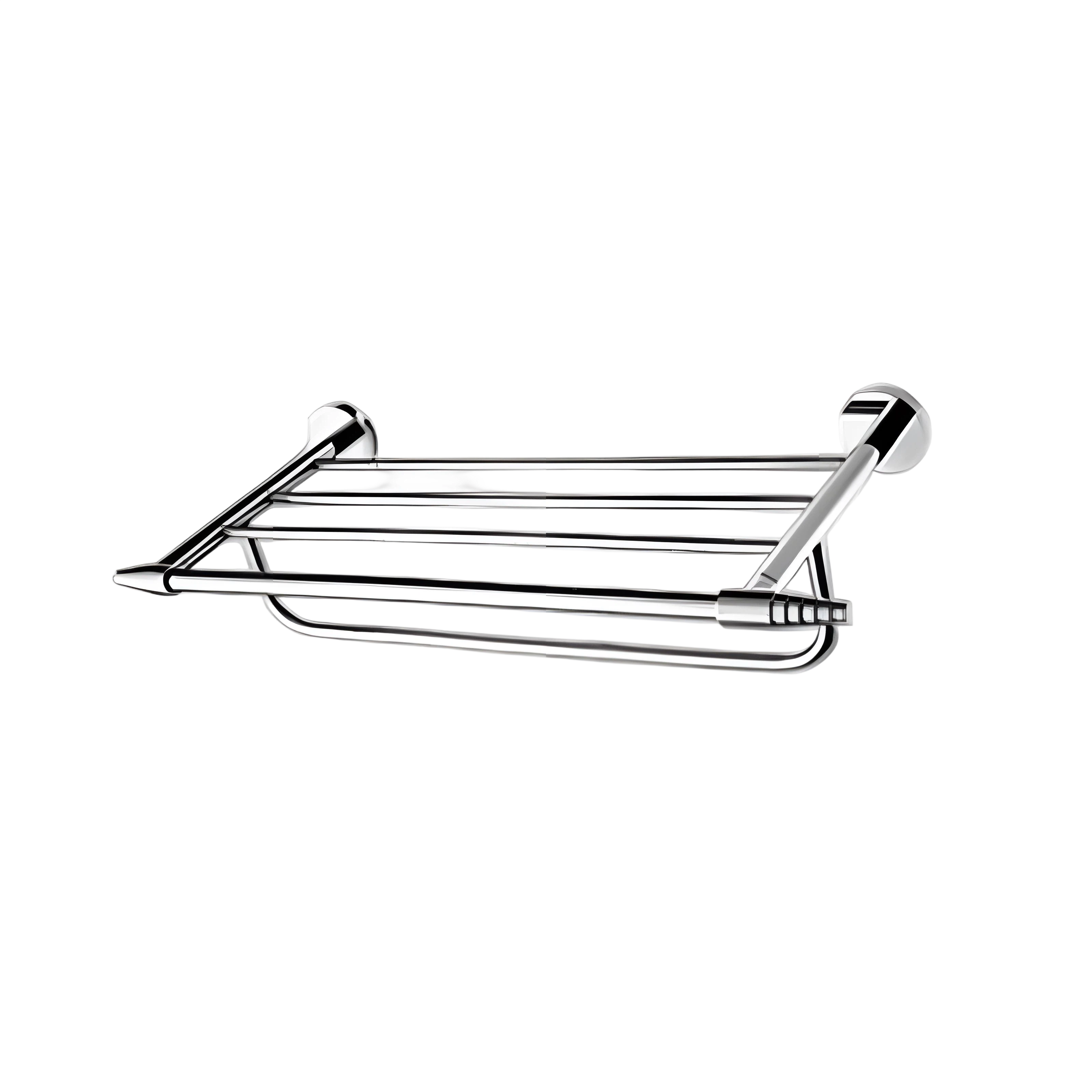 Wall-mounted aluminum profile towel rack for home decoration